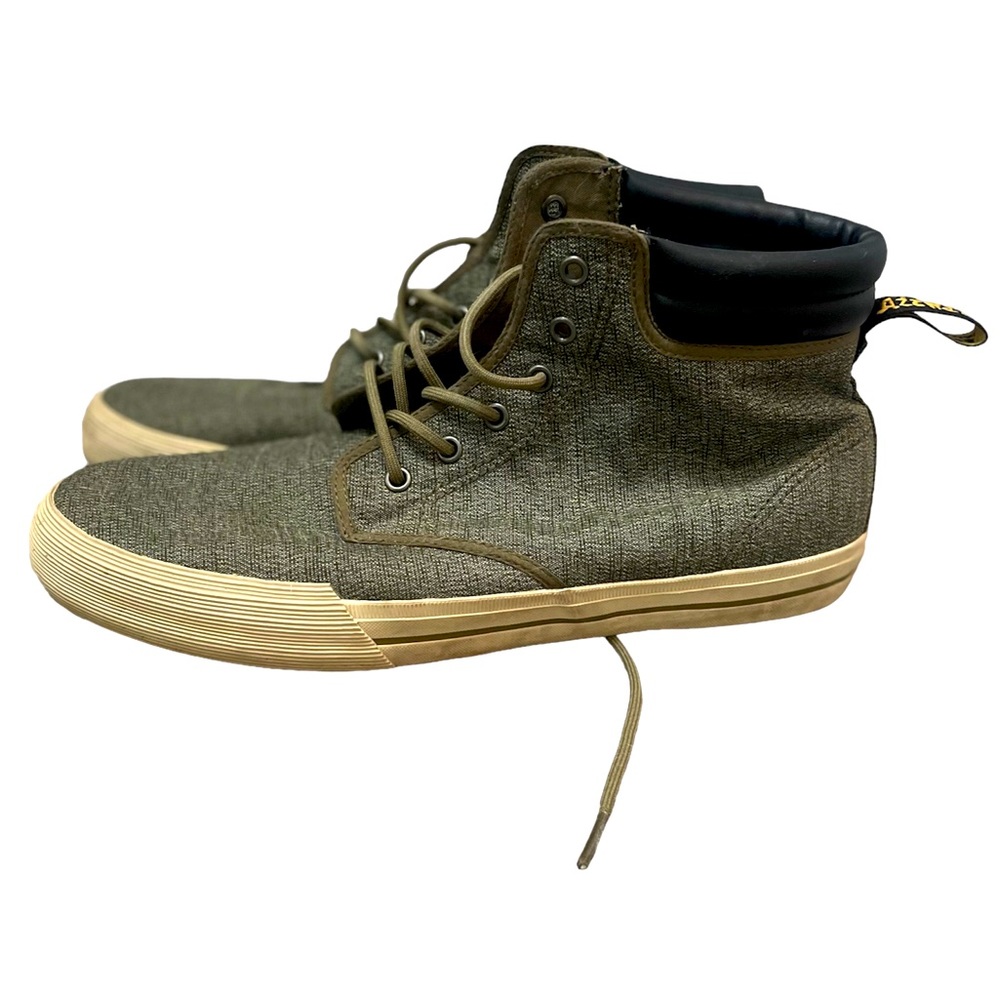 Green Doc Martens high top sneakers, size 13